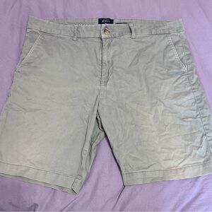 Ben Sherman Tan Flat Front Stretch Fit Shorts